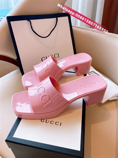 gucci jelly heels|gucci sandals clearance.